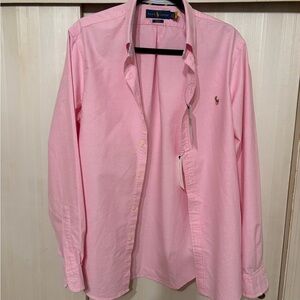 NWT Ralph Lauren SLIM FIT Men's Pink Button Down Shirt